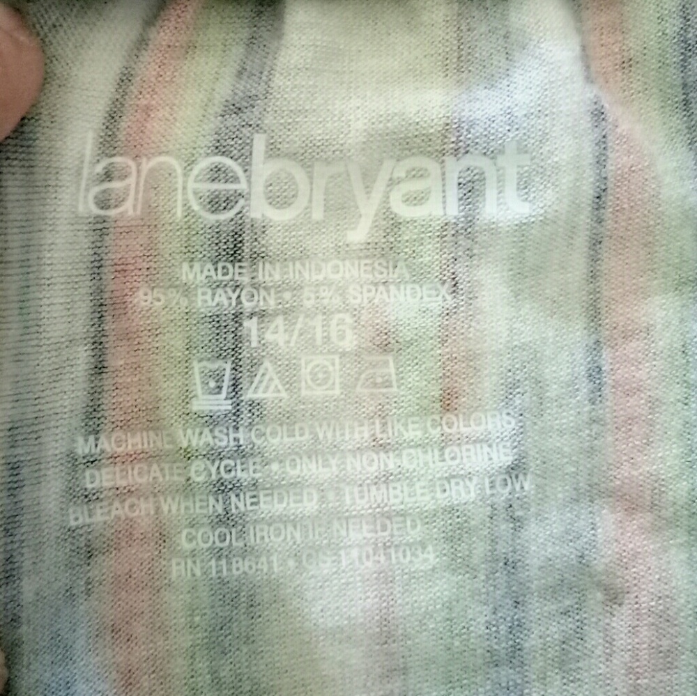 Lane bryant cami twist multicolor top - Picture 3 of 3